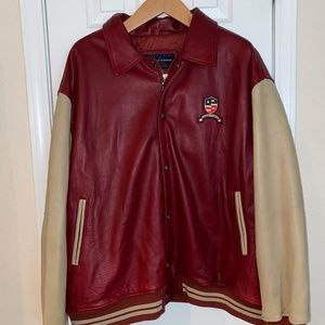 Vintage Phat Farm Leather Jacket 4XL